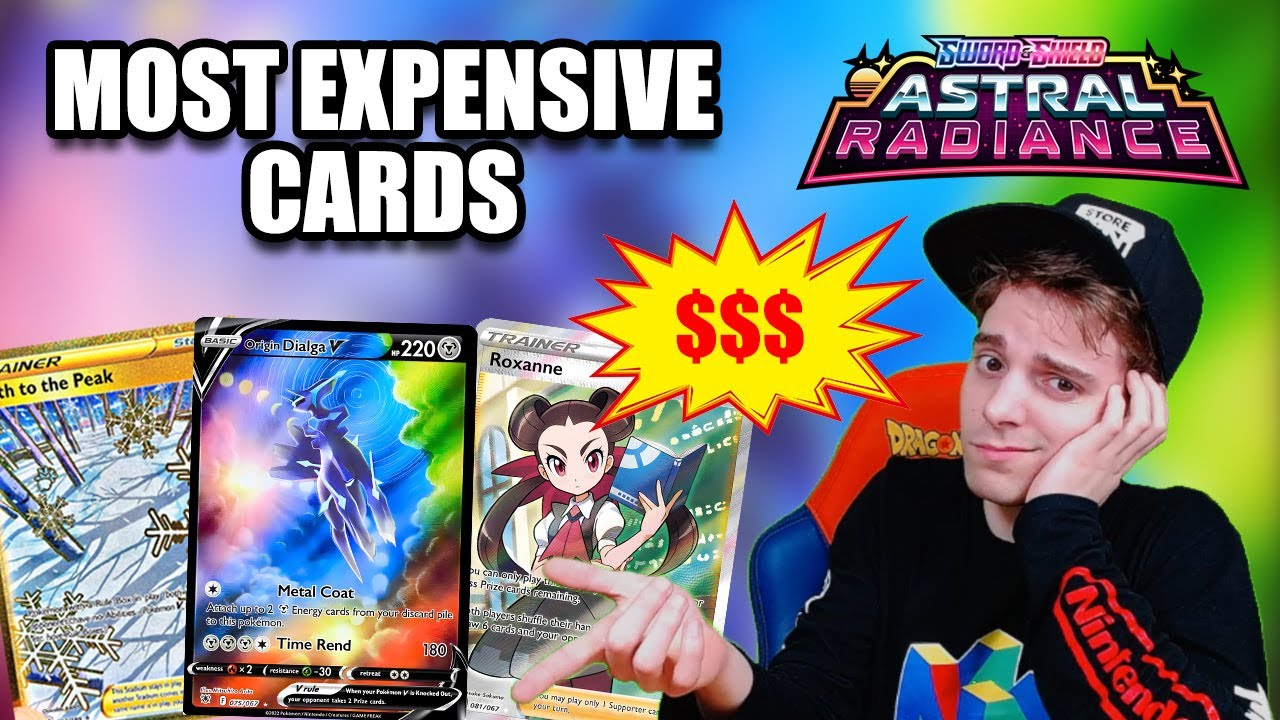 Top 10 Most Expensive Pokemon Cards From Astral Radiance!
