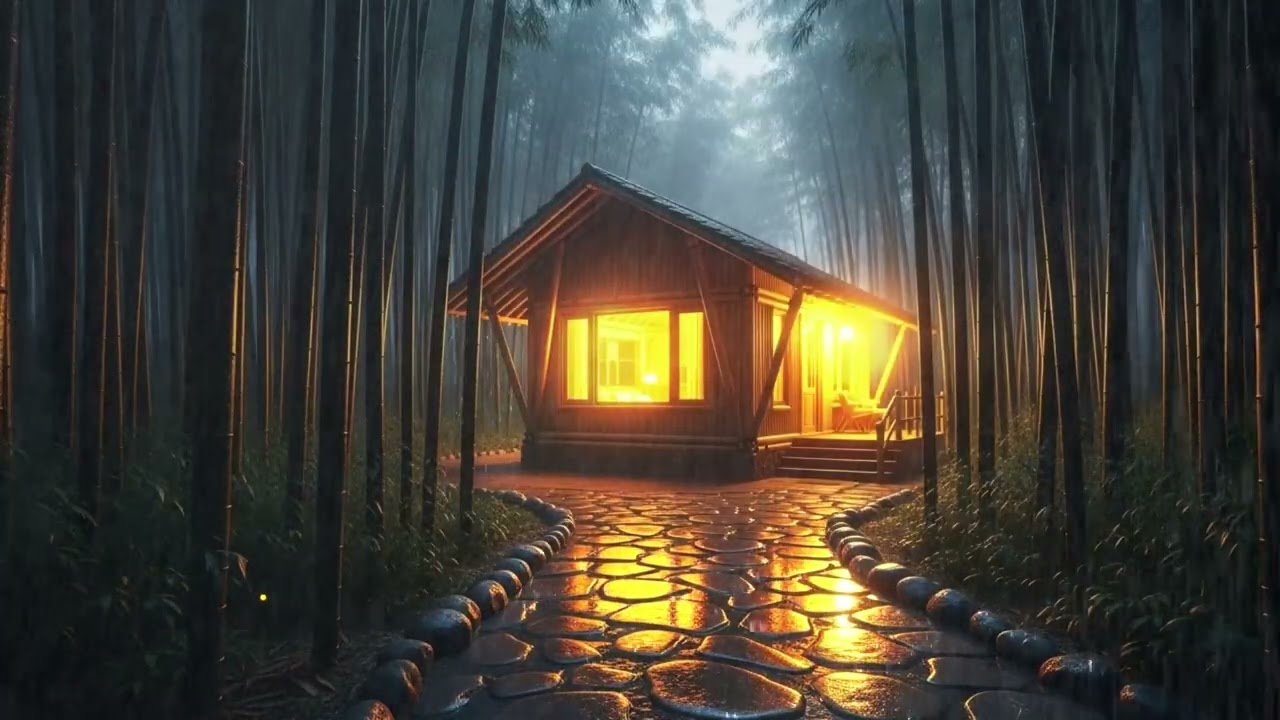 Deep Sleep Instantly 5 Minutes | Deep Healing Piano & Rain Sounds for Peaceful Night Sleep Instantly