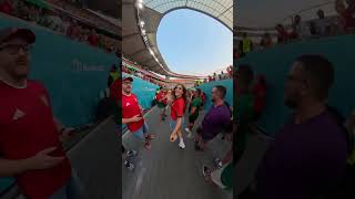 The COOLEST way to enter a World Cup stadium! ⚽️🏆 #shorts