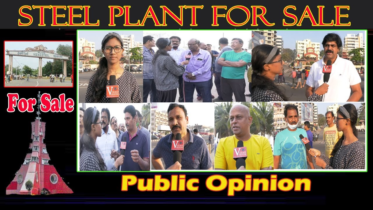 Visakha Steel Plant For Sale | Public Talk| RK Beach | Visakhapatnam | Vizag Vision