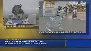 Scammer Drains Victim's Bank Account