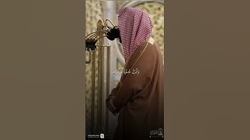 مقتطف من تلاوة فضيلة الشيخ #أحمد_الحذيفي من صلاة التراويح ليلة 13 رمضان 1446هـ