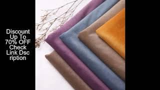 1/3/5M 14Colors Velvet Fabric DIY For Sewing Home Textile Clothing Throw Pillow Cover Sofa Curtain D