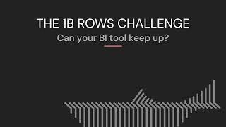 1 Billion Rows Challenge in Seconds | Enterprise-Scale Analytics