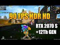 PUBG Mobile : 90 FPS : HDR + 4.1 Update : RTX 2070 S + I5 12600KF Gameloop 64 Bit