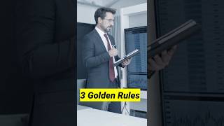 3 golden rules for intraday trading for beginners | Intraday trading strategies | trading tips