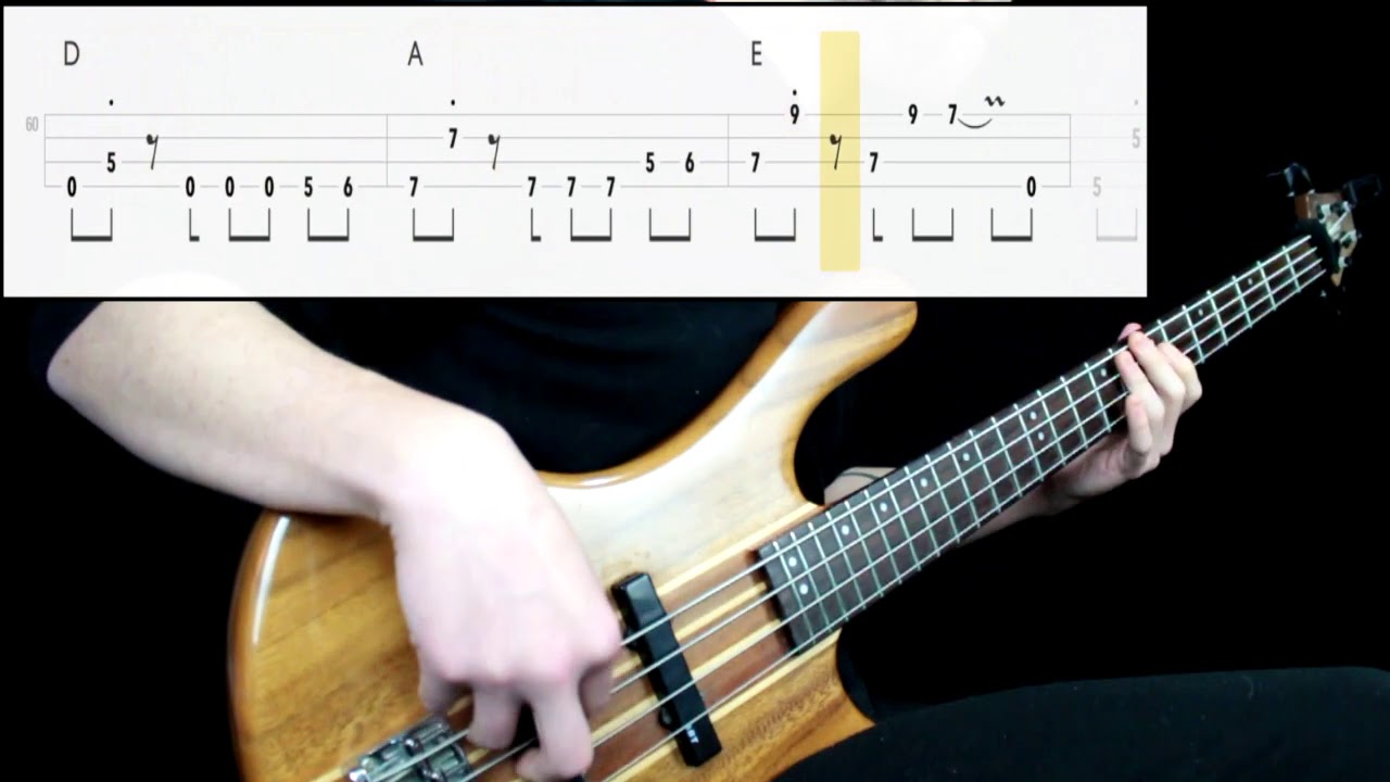 Charly García - Nos Siguen Pegando Abajo (Bass Cover) (Play Along Tabs In Video)
