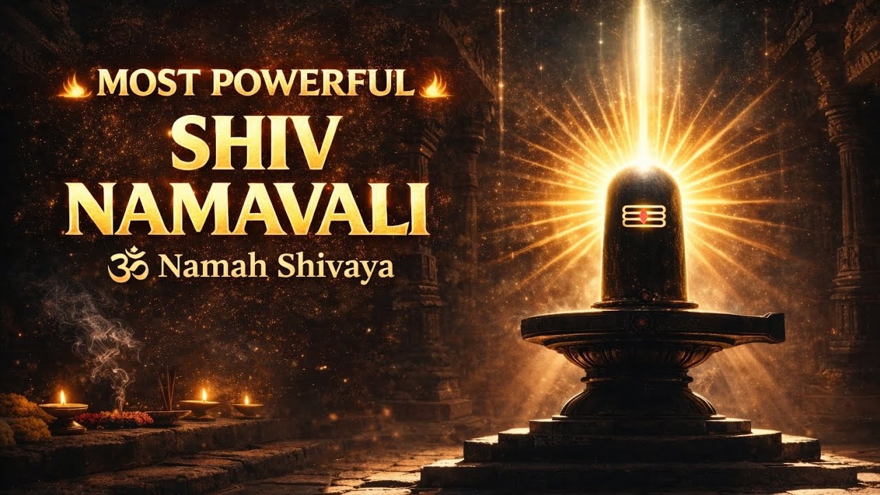 MOST POWERFUL SHIV NAMAVALI | ॐ Namah Shivaya | Powerful Shiva Mantra