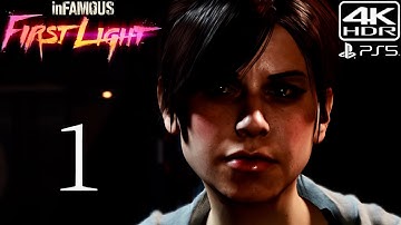 inFAMOUS First Light [4K HDR] PS5 Walkthrough Part 1 | Prologue