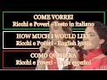 Come vorrei - Ricchi e Poveri (Letra Español, English Lyrics)