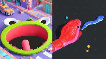 Hole.io vs Snake Clash - MAX LEVEL Gameplay Walkthrough (Android,iOS)  NEW UPDATE