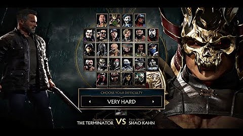Mortal Kombat 11 - Terminator Vs Shao-Kahn (Very Hard)