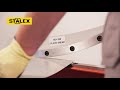 Гильотина ручная сабельного типа Stalex HS-500 | Видео работы
