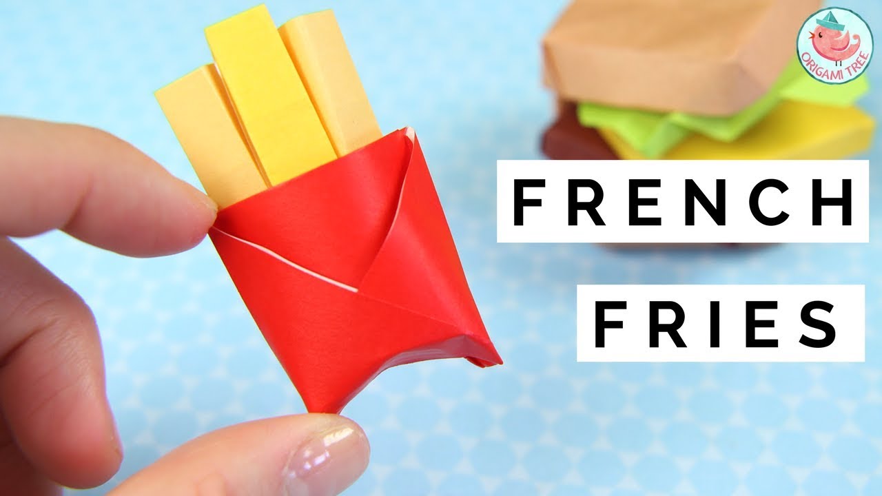 how to make french fries paper bag