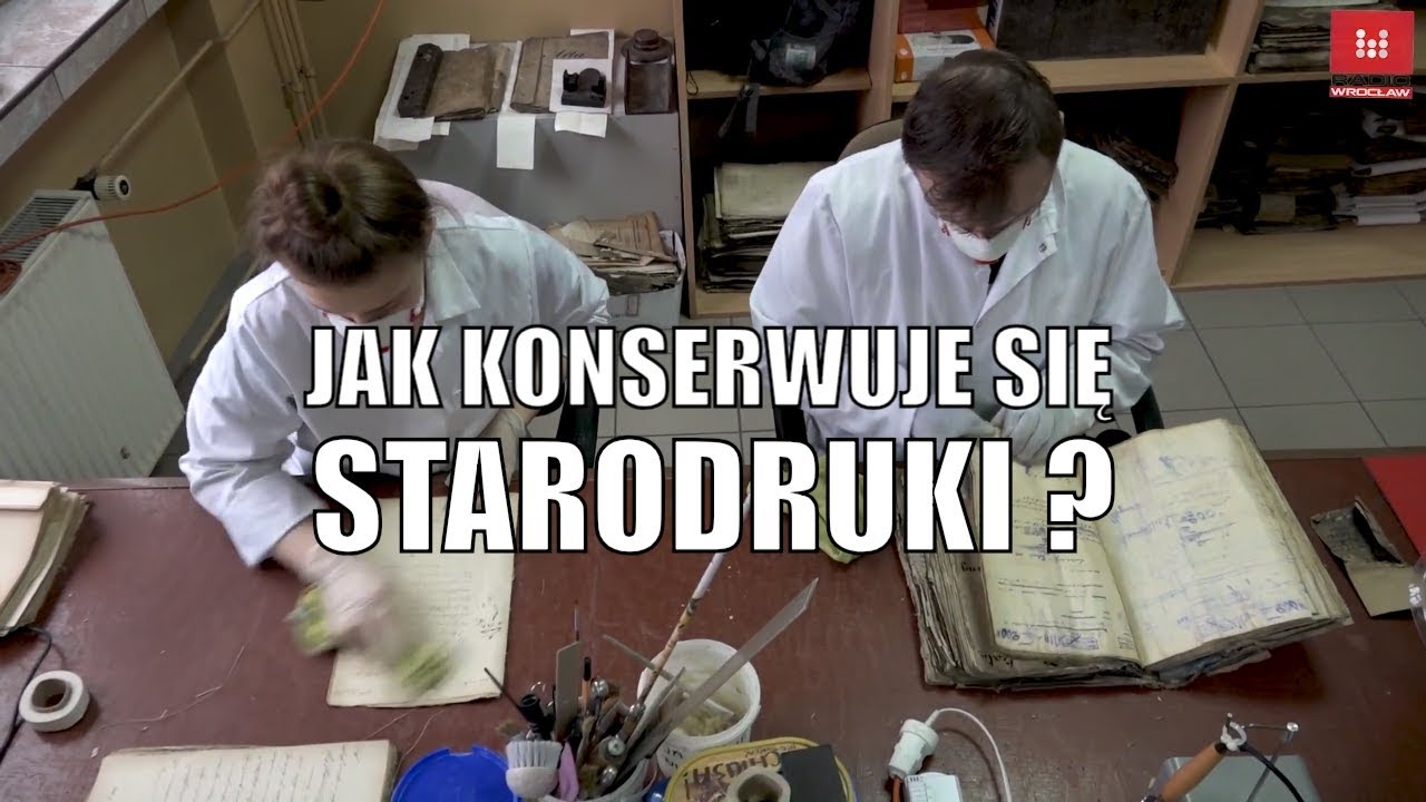 Tak konserwuje się i odnawia #starodruki i dawne #dokumenty. #Wycieczka po #Archiwum Państwowym