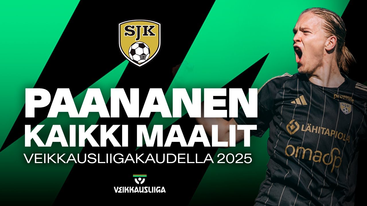 Kasper Paananen - kaikki maalit kaudelta 2025 | Veikkausliiga
