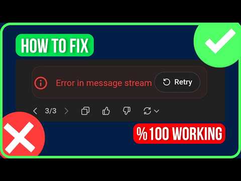 ERROR IN MESSAGE STREAM CHATGPT [FIXED]