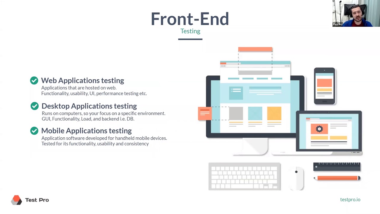 End to end testing. End of course Test.