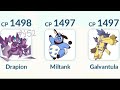 DRAPION, GALVANTULA, MILTANK 