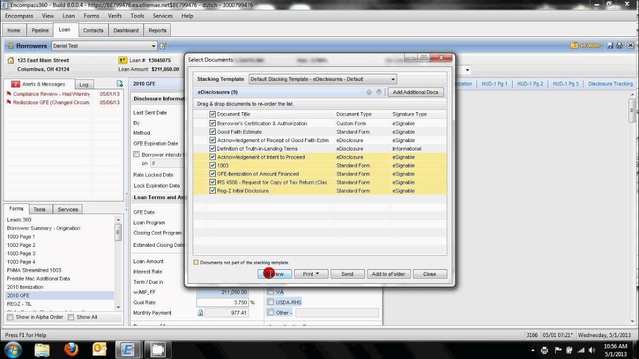 Loan Amount Increase