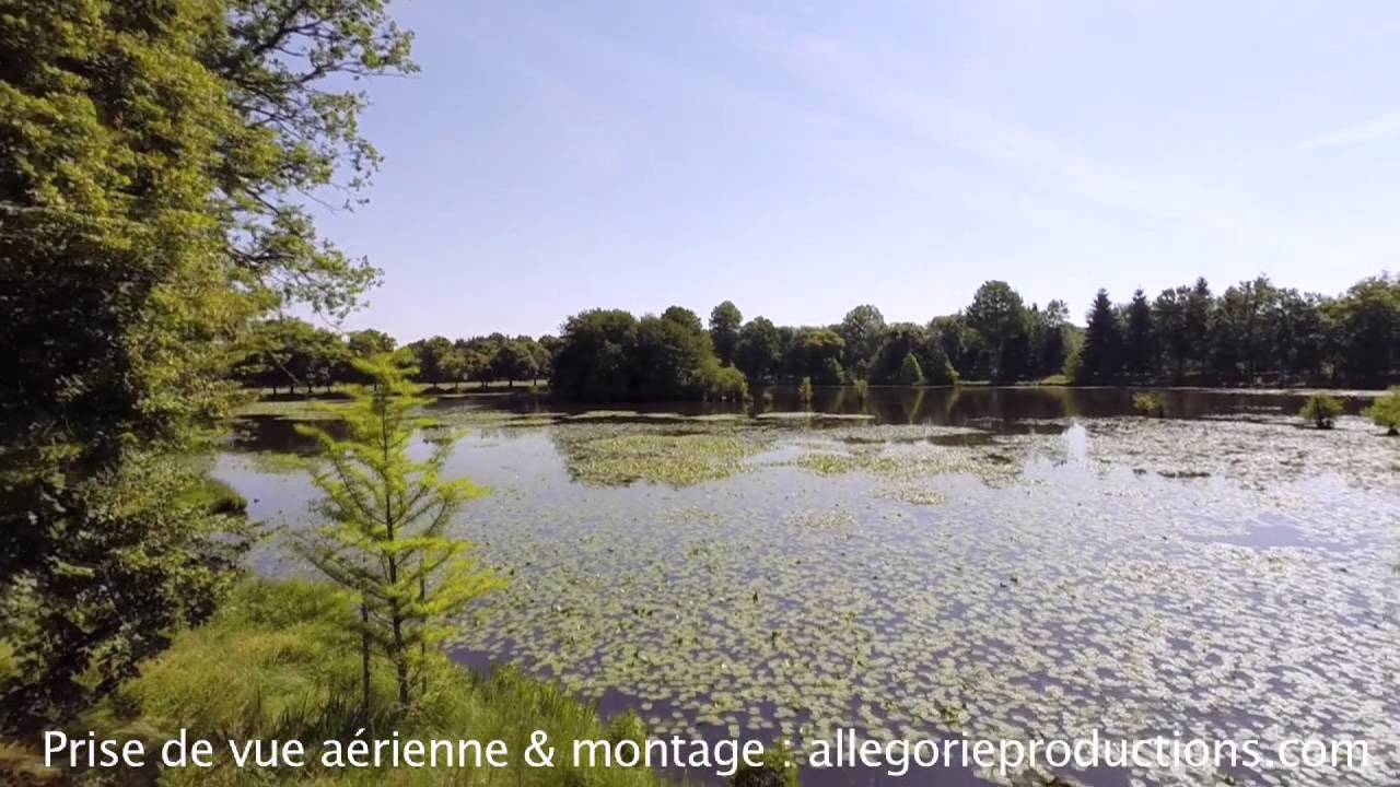 Prise de vue aérienne par drone de La Ferté Vidame.
