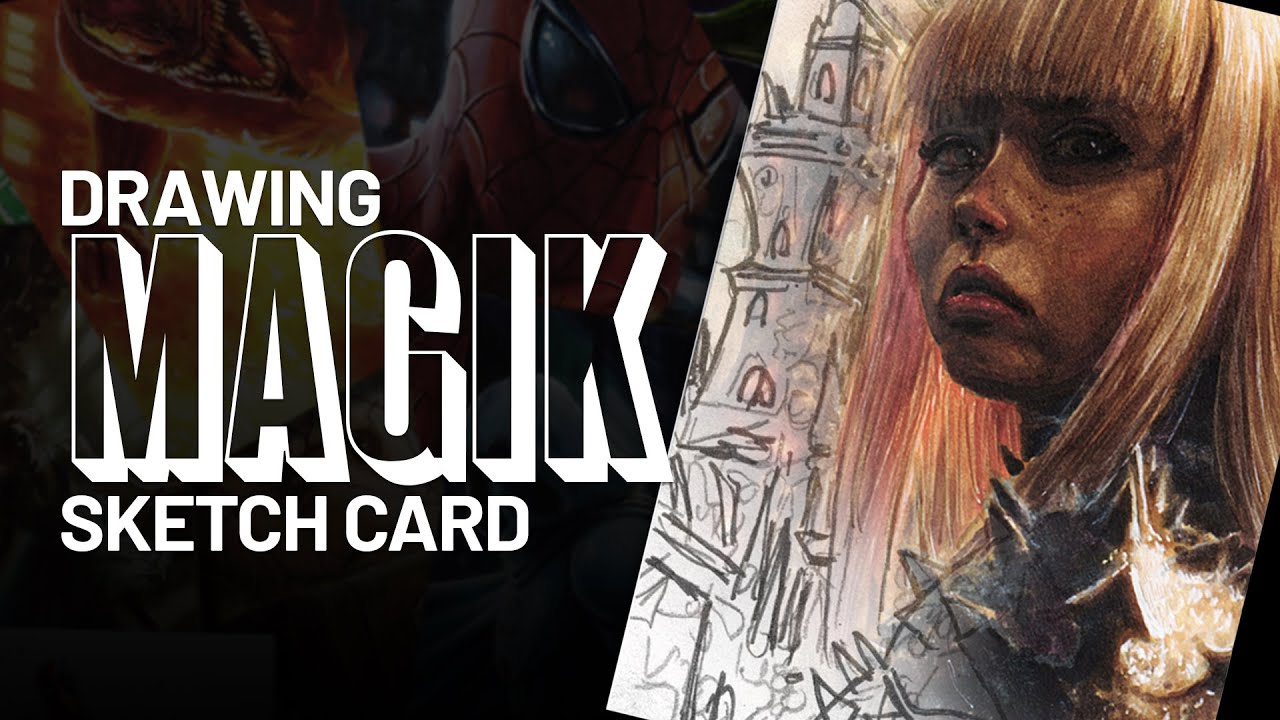 Drawing MAGIK with Magic Markers! 🗡️🔥 (X-Men Art)