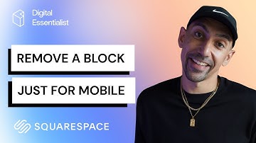 Squarespace How to Hide A Block Item on Mobile | Fluid Engine