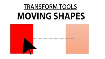 Adobe Illustrator CC Tutorial | Transform tools – Moving Shapes #C8-E1