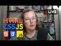 LIVE | HTML, CSS + JavaScript Complete Website Project | Part 15