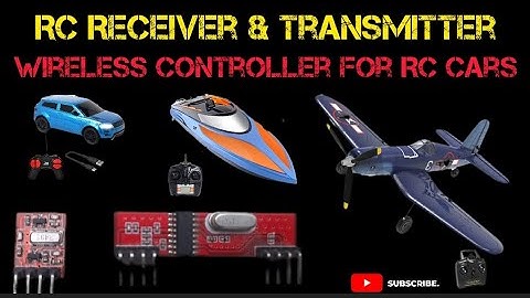 RC Receiver and Transmitter  Wireless Controller for rc cars #rc #rf #transmitter #receiver