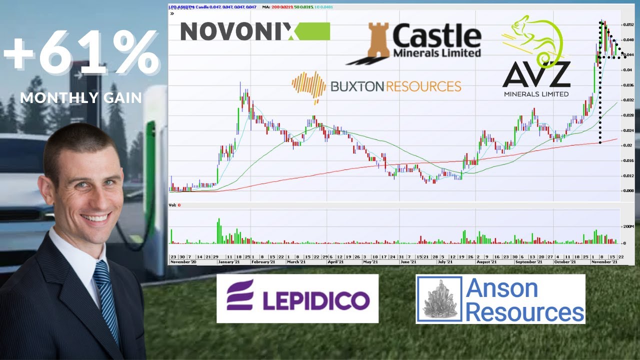 avz New Top 6 EV and Battery Stocks | AVZ LPD ASN NVX BUX CDT | ASX Leaders