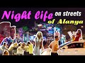 Alanya Turkey Nightlife | Night City Car Driving Tour at Summer Time