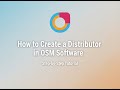 How to Create a Distributor in OSM Software | Step-by-Step Tutorial