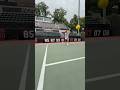 Keep your eyes on the ball’s contact point after impact 🎾 #tennisdrills #tennisfootwork #tennis