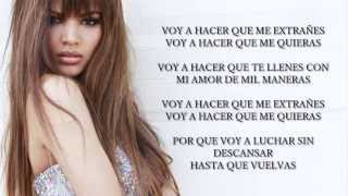 Leslie Grace - Voy a Hacer Que Me Extrañes Lyrics