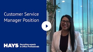 customer service manager position available in japan