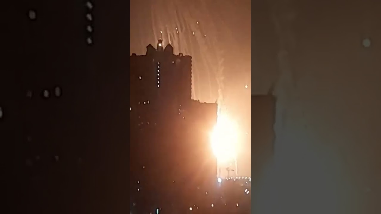 Kyiv 25 February - Russian missiles bombing Ukraine 
