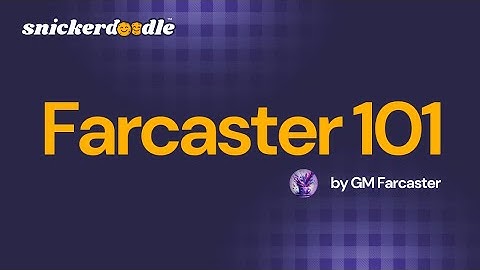 Farcaster 101 | modules 3 and 4, Farcaster Frames