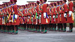 กองทหารเกียรติยศ งานอภิเษกสมรส กษัตริย์จิกมี แห่ง bhutan