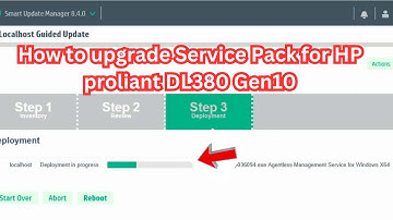 How to upgrade HPE Server with Service Pack for Proliant (SPP)