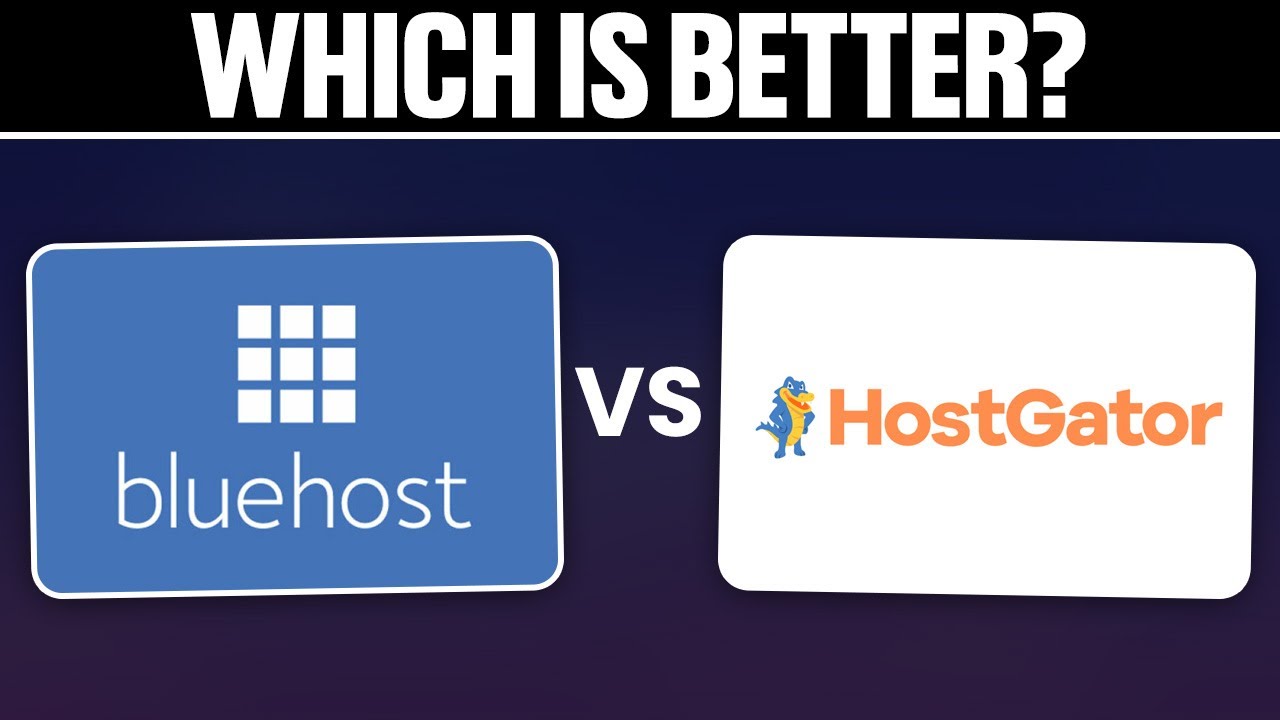 Bluehost vs  HostGator Comparison 2025! (Which One is Better?)