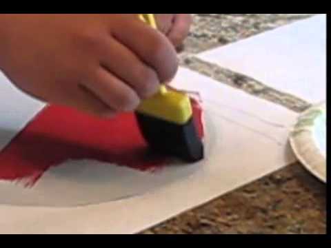 How To Use a Foam Paint Brush 