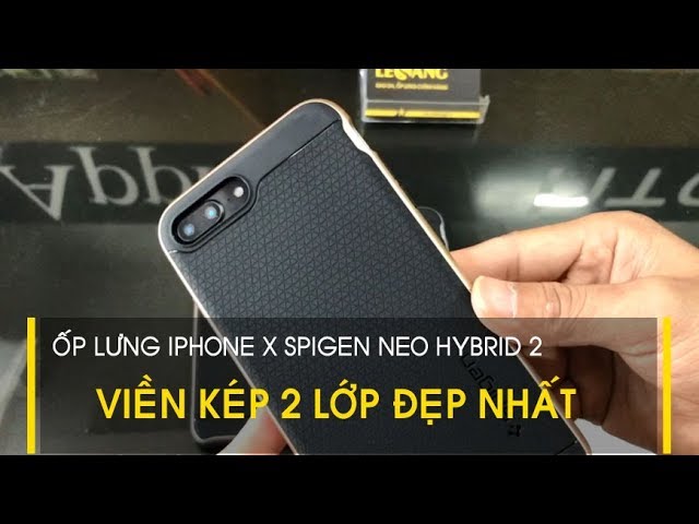 LÊ SANG | Ốp lưng iPhone 8 Plus / Plus Spigen Neo Hybrid phiên bản 2, viền 2 lớp đẹp nhất