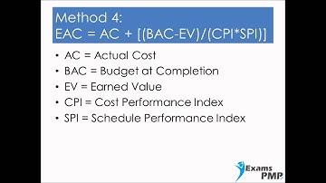 How to Calculate Estimate At Completion EAC