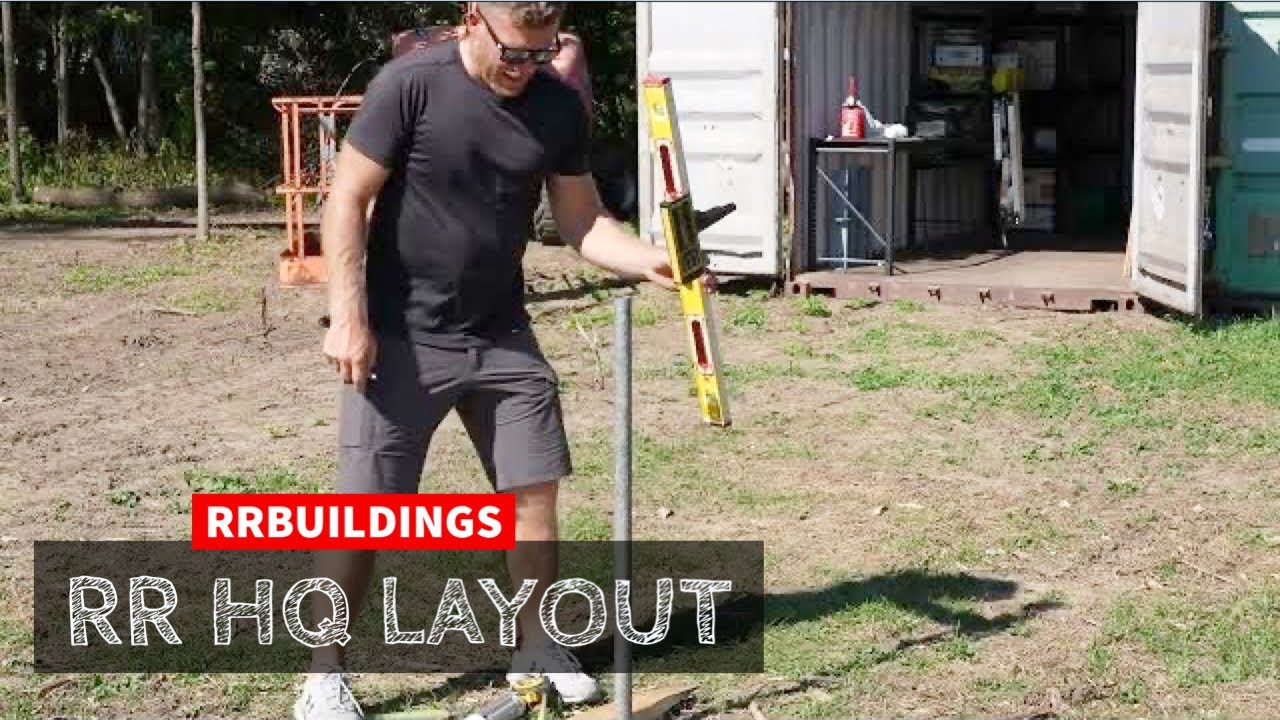 My Dream Shop Ep - 2 Layout and Prep for Foundation Walls - YouTube