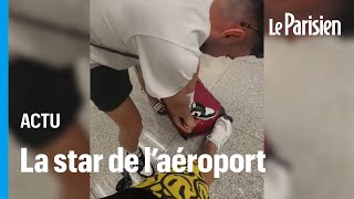 Il arrache les roulettes de sa valise à l’aéroport pour ne pas payer le supplément bagage