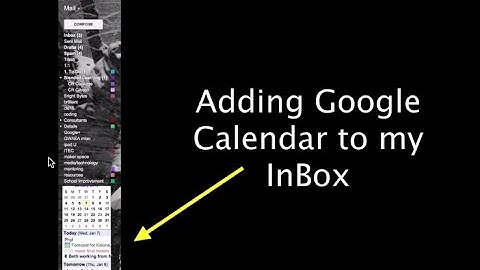 Adding calendar Lab to Google InBox