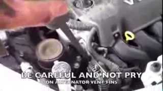 [SIMPLE] drive belt Replacement Toyota Yaris Scion XA √ Fix it Angel