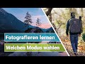 Fotografieren lernen - Basics: Kamera-Modus richtig nutzen. Fujifilm GFX 50R & Sony RX10 einstellen