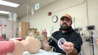 Eye irrigating and bandaging